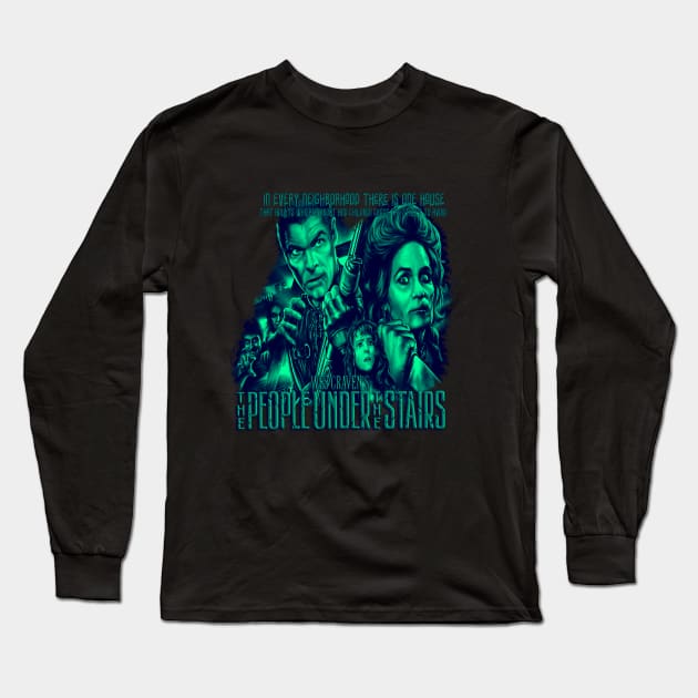 The People Under The Stairs Long Sleeve T-Shirt by The Dark Vestiary